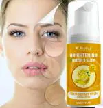 KURAIY REAL Facial Cleanser Oil Control Foaming Cream Hydrating Oil Free Foaming Face Wash For Sensitive Oily Dry Skin Unisex Use