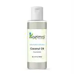KAZIMA Cold Pressed Extra Virgin Coconut Carrier Oil Natural Oil For Hair, Skin and Body, 200 ml