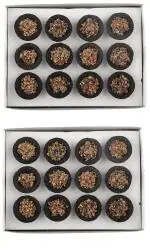 Akshayshree Sales Pure Jadibuttiyukt Hawan Dhoop Cup with Stand (Pack of 2) [12 Pcs]