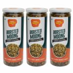 Tasty Giants Roasted Moong | Healthy Snacks| Combo Pack of 3| Oil-Free| Gluten Free| Protein Snacks| Roasted Namkeen