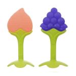 Manan Shopee Kids Multicolor Silicone Teethers (Pack Of 2)