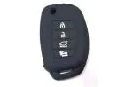 Cloudsale Black Flip Car Key Cover For Hyundai Venue Flip Key