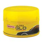 Waxpol Ultra Glo Premium Paste Wax Car Polish With Applicator Sponge (230g) For High Gloss Shine