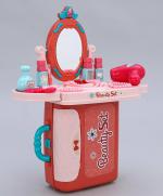 House of kids Multicolor Plastic 3 in 1 Carry Along Beauty Set Toy With Briefcase