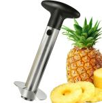 Kruvad Pineapple Cutter Fruit Peeler Slicer Peeler Kitchen Cutter Knife Stem Remover Cutter Tool Thicker Blade Ring Corer Pineapple Eye Seeds Remover Tool
