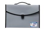 Keny Corporate Expanding File | Accordion / Piano File | Best for FC/ FS / Foolscap / Legal Size Paper | 13 Compartments | Grey - (753F Grey)