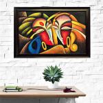 Chaque Decor Abstract Deep Fusion by namita dubey Original Handmade Oil Painting On Canvas Framed ( 40x3x28 )