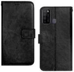 AmericHome Itel Vision 2, L6503 Black Artificial Leather Mobile Flip Cover
