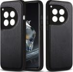 Star Craftune OnePlus 12R 5G Back Cover | Flexible Pu Leather | Super Soft-Touch | Raised Edges |Full Camera Protection | Bumper Case for OnePlus12R 5G (Brown)