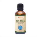 Aashman Ayrveda Cure For Life 100% Pure Steam Distilled Eseential Oil Tea Tree Melaleuca Alternifolia 100% Vegan Purity Assured Quality Tested 100% Natural 50 ML With Veg