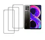 Vizio Realme 8 and 8 Pro Transparent Tempered Glass Touch Sensitive and Scratch Resistant Screen Guard with Wet and Dry Wipes 16 x 9 x 1.27 cm (Pack of 4)