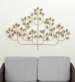 vedas Dream Golden Tree Wall Decor Hanging & Wall Mounted Sculpture Home Decor