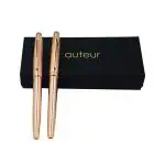 Auteur EROS Multicolor Brass Blue Ink Ball Pen (Pack Of 2)