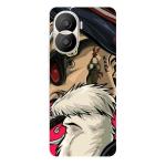 TOPPINGS printed Matte Finish Vinyl mobile back skin (This is Not Back CASE/COVER) for Honor Play7T Pro Design D02 -MT
