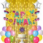 Festiko Multicolor Cardboard Diwali Theme Party Decoration Combo, Diwali Themes Party Favors (Set Of 1)