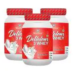 B2 Nutrition Badam Elaichi Delicious 3 Whey 1 kg (Pack of 3)