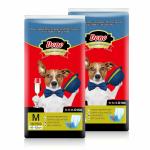 Dono Disposable Dog Diapers Male-Dogs Pets Wraps for Male Puppy Dogs (26pcs, X-Small)