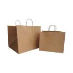 Paperbags.in Brown Kraft Paper Gift Bag (Pack of 100)