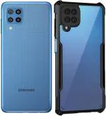 CarryWrap Back Cover for Samsung Galaxy F22, Samsung Galaxy A22 4g (old), Samsung Galaxy M32 4g (old) (Black, Transparent, Grip Case, Pack of: 1)