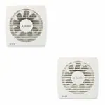Anchor by Panasonic Axis Air - 150mm Plastic Ventilation Fan |Exhaust Fan for Home, Office, Kitchen and Bathroom (White, Pack of 2)