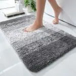 SHALVI Microfiber Soft, Anti Slip, Water Absorbent, Door Mat/Bath Mat with TP Rubber Bottom ( 60 cm x 41 cm)