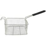 Sv enterprises Stainless Steel Mesh French Chip Frying Serving Food Presentation Strainer Net Potato Chips/French Fries Cooking Tool Deep Fry Basket (Mesh Fry Basket)