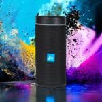 JHN SPEAKERS Wireless Ultra Portable Bluetooth Speaker with FM Radio, USB Pen Drive Slot and Memory Card Slot, AUX Input Mode Speaker (BLACK)