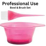Prokare Hair Color Dye Bowl And Brush Set Dye Brush And Hair Color Mixing Bowl Hair Colouring Kit (Pack Of 2) Professional Use Salon Quality
