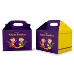 Festiko Happy Raksha Bandhan Gift Box For Brother/Sister - Design 1, Rakhi Goodie Box For Siblings, Raksha Bandhan Decoration (2 PCS)