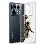 Fashionury Soft Silicone Designer Printed Full Protection Printed Back Case Cover for Infinix Note 40 Pro Plus 5G -D2099