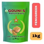 Gouni's Premium Fenugreek seeds | Methi seeds | Premium Quality Indian Spices | Pack of 1 Kg