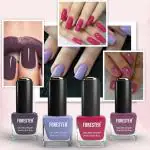 Forester Nail Art Combo Of 4 Quick Drying Long Lasting Shine Nail Polish For Women Girls (9ml)