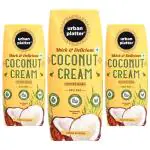 Urban Platter Unsweetened Coconut Cream, 250ml [ Pack of 3 ]