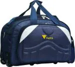 FEDRA Blue Polyester Strolley Duffel Bag - 40 L