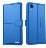KIVANO Flip Cover for Samsung Galaxy A03 Core | Luxurious Design|Inside Pockets & Inbuilt Stand|Magnetic Closing (Blue, Cases with Holder, Pack of: 1)