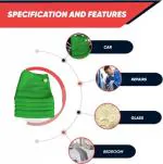 Everstore Microfiber Cloths, 5pcs 40x40cms 340GSM Gray - Highly Absorbent, Lint and Streak Free, All -Purpose Cleaning Cloth for Kitchen, Car, Window, Stainless Steel, Silverware. pack of 4