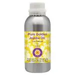 Deve Herbes Pure Golden Jojoba Oil (Simmondsia chinensis) Natural Therapeutic Grade Cold Pressed 300ml