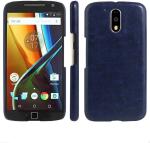 Cowboy Motorola Moto G4 Blue Artificial Leather Back Cover