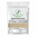 Natural Hill Organic Pure Natural Babool Fali powder 200 Gram - Kikar Phali - Kikar Fali For Natural remedy for various health issues | preservatives Free ( Zipper Pack With Safety Seal ) With 100g Multani Mitti Powder