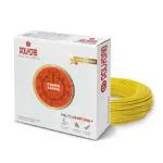 Polycab Optima Plus 6 SQ-MM, 90 Meters PVC Insulated Copper Wire Single Core Flexible House Cable for Domestic & Industrial Connections Electric Wire (Yellow)