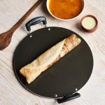 Vinod Zest Non-Stick Round Pathri Tawa - 31.5 cm (5mm Thickness) | Gas Stove Compatible