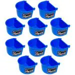 Pagona Bird Feeder Bird Cage Food Feeder Bowl for Birds (D cup 125ML , Pack of 10, Multi Color)