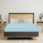 Mattress Protector Waterproof Mattress Topper with Cotton Feel, Hypoallergenic Mattress Topper with Breathability - 78 x 60 Inch / 6.5 x 5 Feet Queen Bed Blue