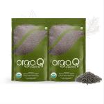 Orgaq Organicky Organic Black Mustard / Rai Seeds - 500 Grams (250g X 2)
