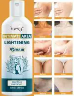 KURAIY 100% Whitening Cream Intimate Part Body Knees Elbows Neck Remove Dull Pigments Dark Spot Corrector Brighten Even Tone Skin Car