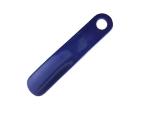 Sheppits Premium ABS Plastic 7 Inches Shoe Horn, Travel Friendly & Pocket Friendly, Shoe Wearing Stick (Navy Blue)