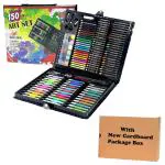 Shuban Children Deluxe Art Drawing Set For Kids Case Art And Craft Supplies Drawing And Painting Set Great Gift (150Pcs-Black) Multicolour Art Sets