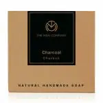 The Man Company Activated Charcoal Natural Hand Made Soap | Tan & Dead Skin Remover - 125gms