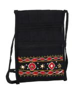 Leather Land Beige Cotton Sling Bag