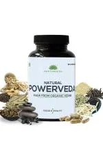 Saptamveda Natural Powerveda 60 Veg Capsules 500mg Each (Pack of 1)